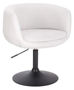 HC333N Fehér szék fekete lábbal