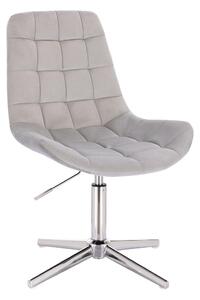 HR590CROSS Acél modern velúr szék