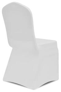 VidaXL 4 db nyújtható szék huzat fehér