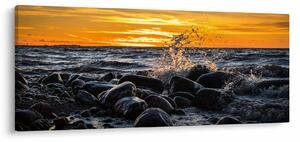 A tenger hullámai képe (120x50 cm)