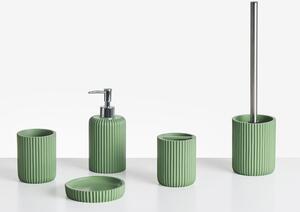 5 darabos fürdőszobai kiegészítő szett CAMANA Zöld