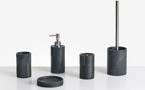 5 darabos fürdőszobai kiegészítő szett SEPAHUA Fekete