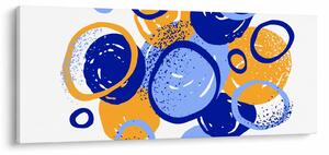 Kép - Világos motívum körökkel (120x50 cm)
