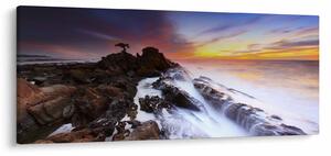 Hegy a ködben képe (120x50 cm)