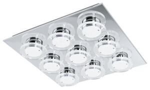 EGLO , 94487 , CISTERNO , fali-mennyezeti lámpa , 3000 K , LED , 9X4,5W , IP20 , átlátszó, szatinált