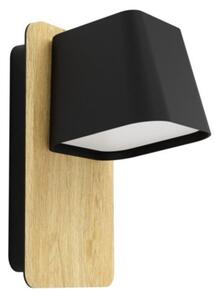 EGLO , 390009 , RUSCIO , fali lámpa , E27 , 1X40W , IP20 , fekete, fehér