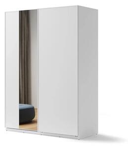 Gardróbszekrény Fresno 135, Laminált forgácslap, 235x170x71cm, Fehér