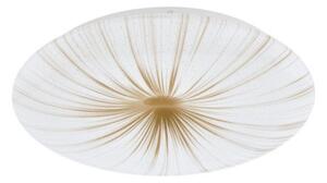 EGLO , 900499 , NIEVES 1 , fali-mennyezeti lámpa , 3000 K , LED , 19,5W , IP20 , fehér, arany