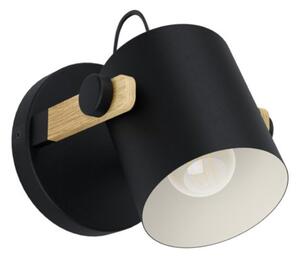 EGLO , 43518 , HORNWOOD , fali lámpa , E27 , 1X28W , IP20 , barna