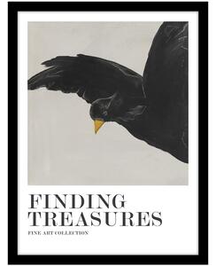 Keretezett poszter 32x42 cm Finding Treasures – Malerifabrikken