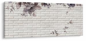 A fal egy képe és a csokor (120x50 cm)