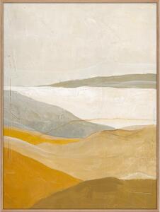 Kézzel festett kép 90x120 cm Yellow Field – Malerifabrikken