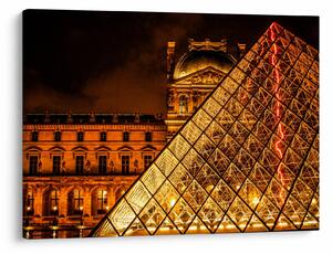 A párizsi Louvre képe (70x50 cm)