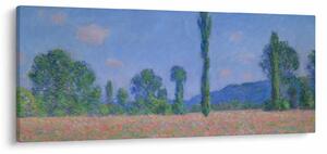 Kép - Claude Monet, Poppy Field (Giverny), reprodukciók (120x50 cm)