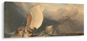 Kép - William Turner, Fishing Boats with Hucksters Bargaining for Fish, reprodukciók (120x50 cm)