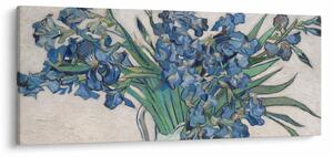 Kép - Vincent van Gogh, Irises, reprodukciók (120x50 cm)