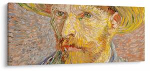 Kép - Vincent van Gogh, Self-Portrait with a Straw Hat (The Potato Peeler), reprodukciók (120x50 cm)
