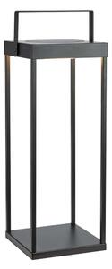 Fekete napelemes-USB kültéri LED lámpás (magasság 53 cm) Pure – Markslöjd