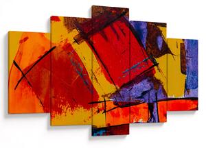 Absztrakciós kép (150x105 cm)