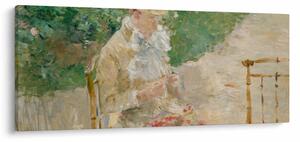 Kép - Berthe Morisot, Young Woman Knitting, reprodukciók (120x50 cm)