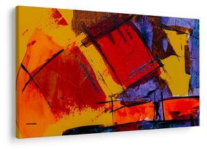 Absztrakciós kép (90x60 cm)