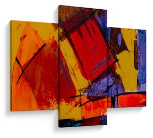 Absztrakciós kép (90x60 cm)