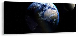 A Föld bolygó képe (120x50 cm)