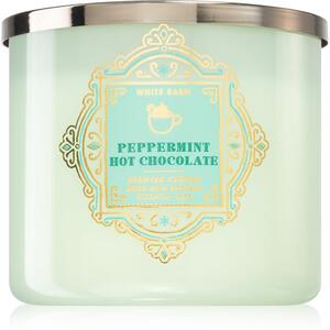 Bath & Body Works Peppermint Hot Chocolate illatos gyertya 411 g