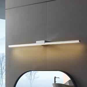 Lucande LED-es tükörlámpa Kivana, króm, fém, 90 cm, IP44, Króm / ezüst, Fürdőszoba, Alumínium, Modern