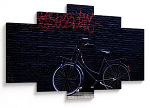 Egy kerékpár képe Amszterdamban (150x105 cm)