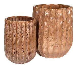 Julep Kerámia Kaspó Szett Macchiato 33,5x46,3-46x54cm S2
