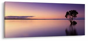 A vízfelszín képe napkeltekor (120x50 cm)