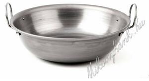 36cm Rozsdamentes bográcsház + natúr vas füles szeletsütő: 9 részes