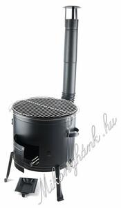 45cm Bográcsház+ grillrács 50 cm szett (8részes)