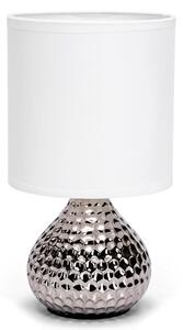 Aigostar B.V. Aigostar - Asztali lámpa 1xE14/40W/230V króm AI0653