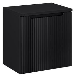 Fürdőszoba szekrény felsővel NOVA Black D60/4 | 60 cm