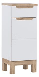 Alacsony fürdőszobai szekrény BALI White 810