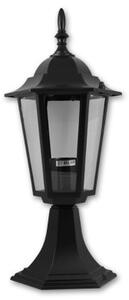 LED Victoria fekete, kültéri állólámpa, E27-es foglalattal