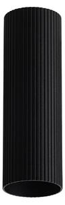 Minimalista spotlámpa Lucas Ribbed Tube 50 fekete