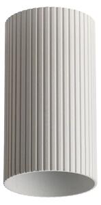 Minimalista spotlámpa Lucas Ribbed Tube 10 fehér