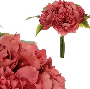 Bazsarózsacsokot, 9 virág, 20 x 28 x 20 cm, régi rózsaszínű
