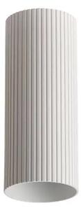 Minimalista spotlámpa Lucas Ribbed Tube 20 fehér