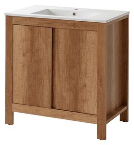 Mosdókagyló alatti szekrény CLASSIC Oak 821 | 80 cm
