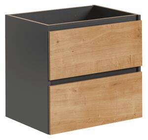 Mosdókagyló szekrény MONAKO szürke tölgy 820 | 60 cm