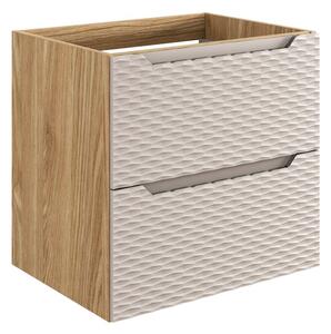Mosdókagyló alatti szekrény OCEAN Beige 82-60-2S | 60 cm