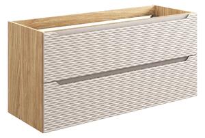 Mosdókagyló alatti szekrény OCEAN Beige 82-120-2S | 120 cm