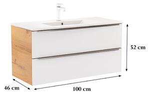 Vario Trim 100 alsó szekrény mosdóval