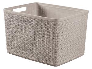 Tároló műanyag tárolókosár 36x28x23 cm Jute L – Curver