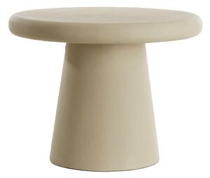 Bézs kerek dohányzóasztal ø 60 cm Kulona – Light & Living