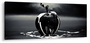 Egy fekete alma képe (120x50 cm)